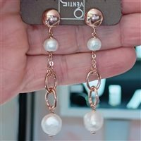 Orecchini Vidali Gioielli Donna in Argento Perla ORAR-139-34 - ORAR-139-34